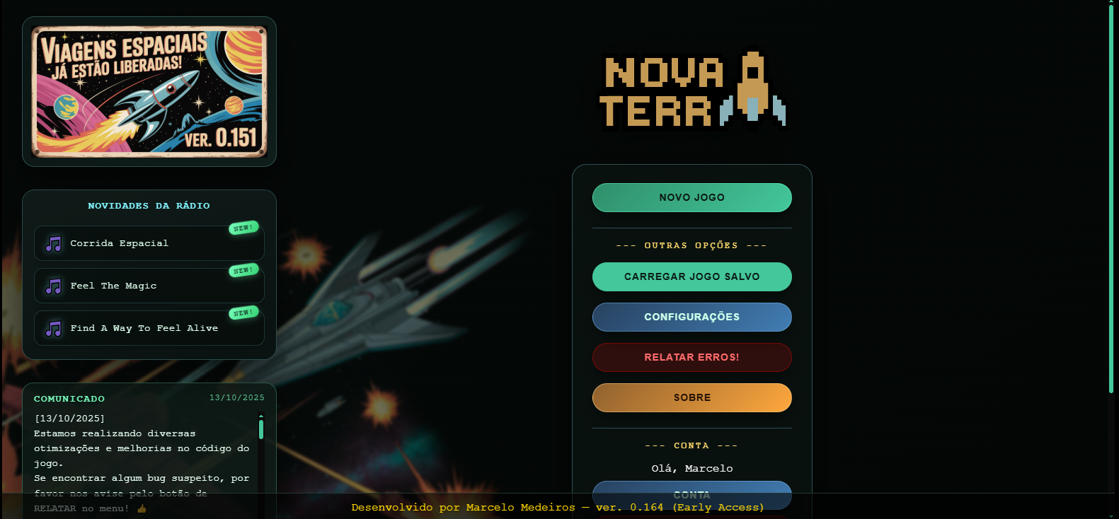 Arte do jogo Nova Terra